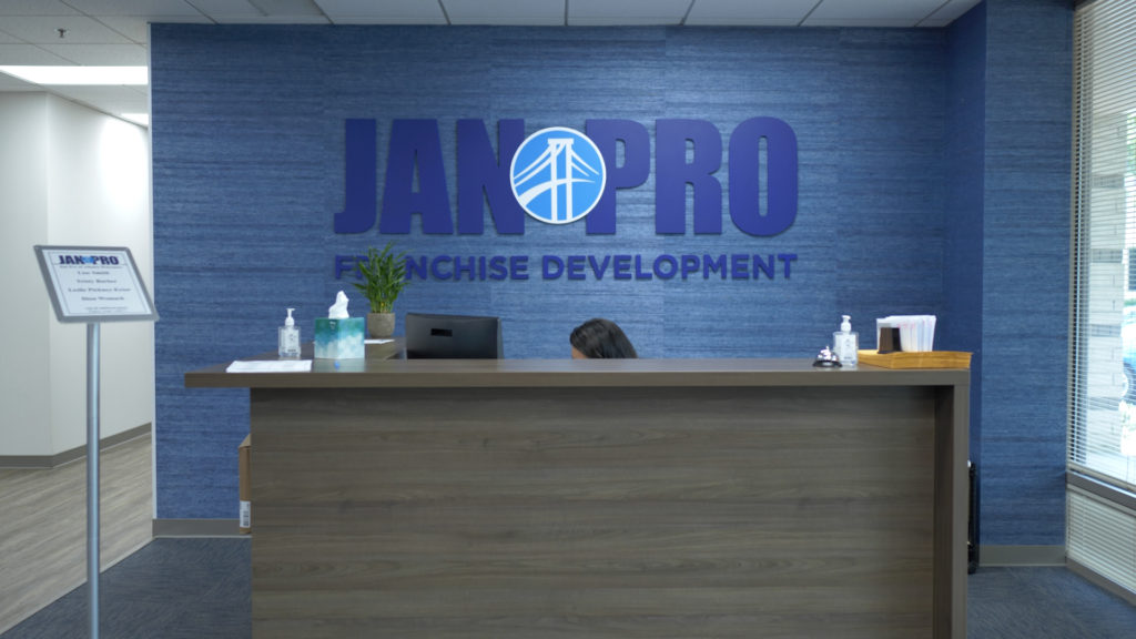JAN-PRO franchise office front desk