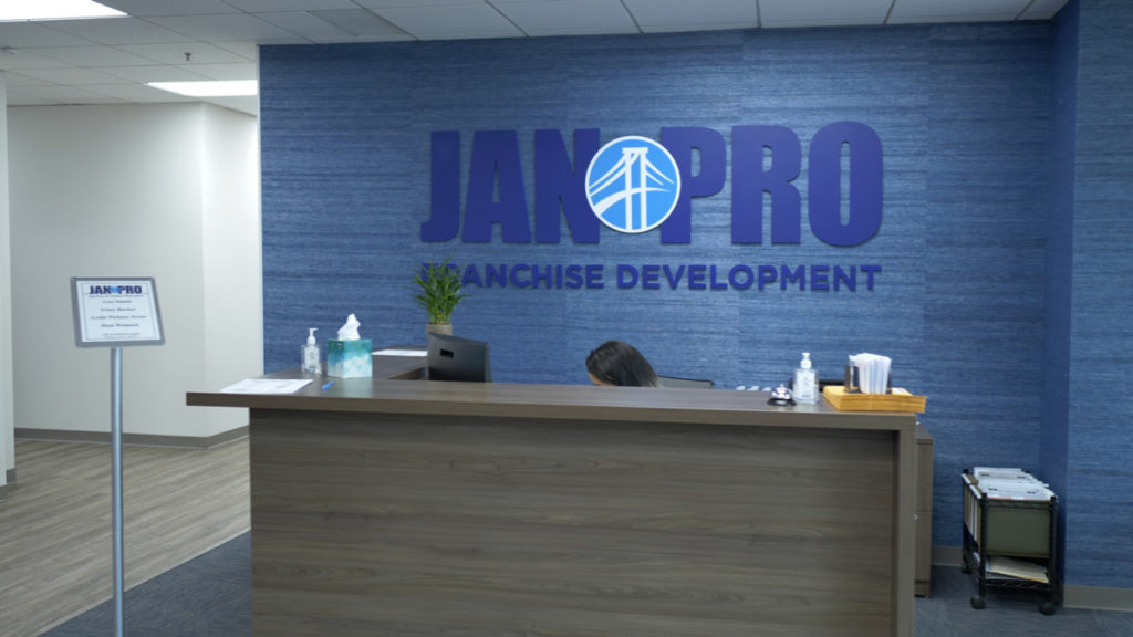 Jan-Pro Franchise office front desk