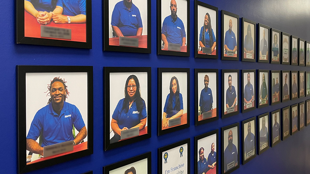JAN-PRO Regional Developers wall of employees